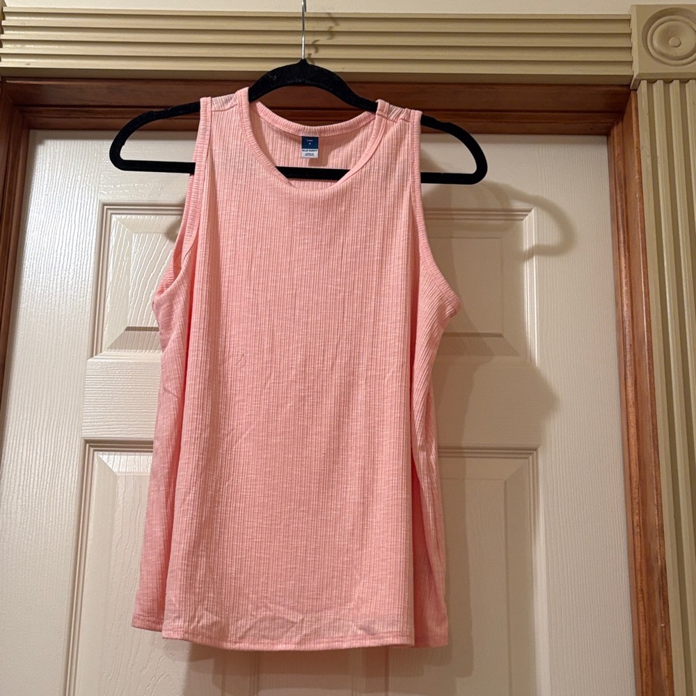 Old Navy Peach Ribbed Tank Top